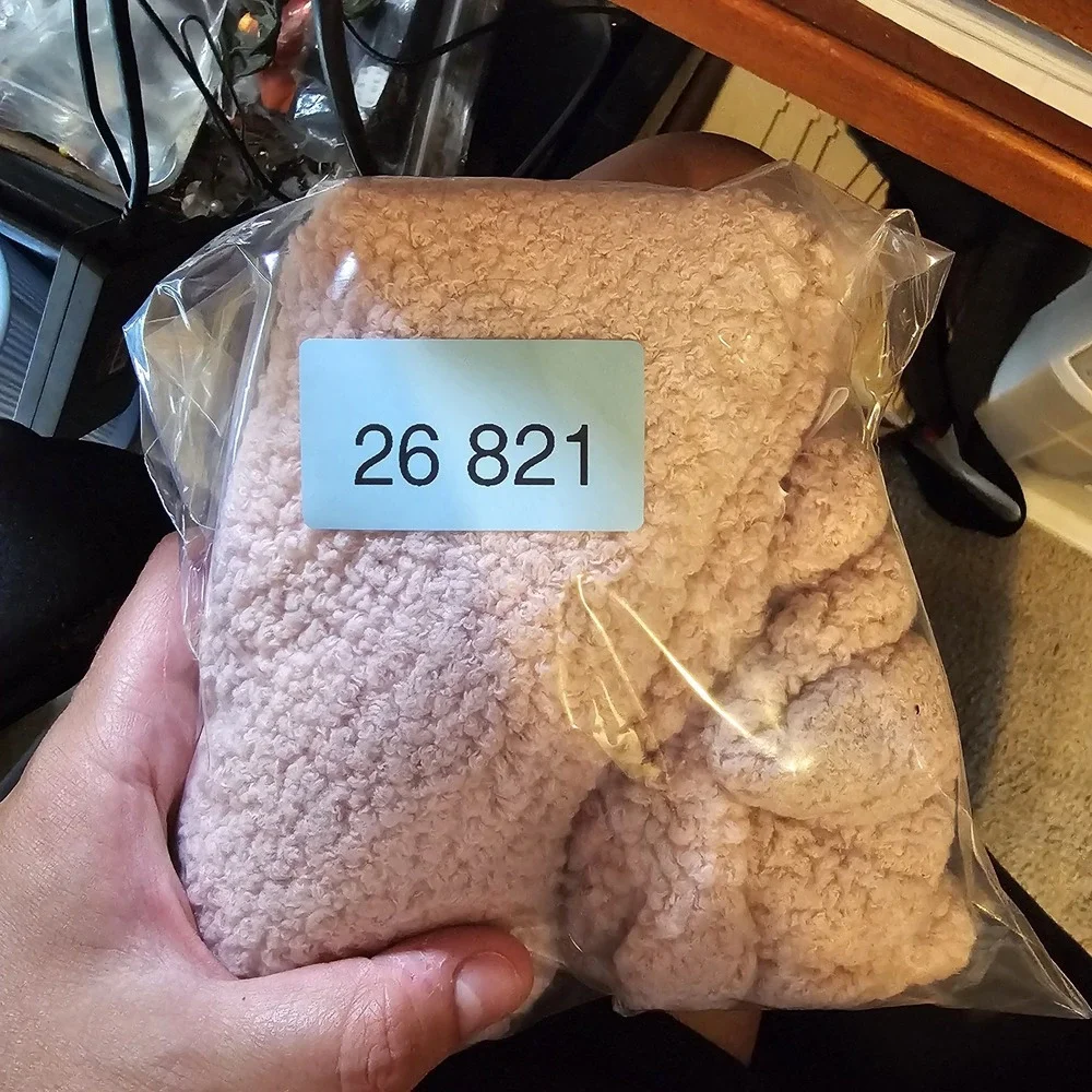 Modern Baby Pink Elephant Snuggle Blankie Lovey Plush Security Blanket